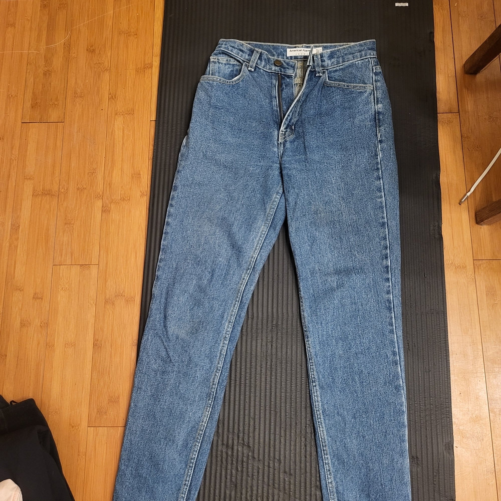 American Apparel High Rise Blue Jeans